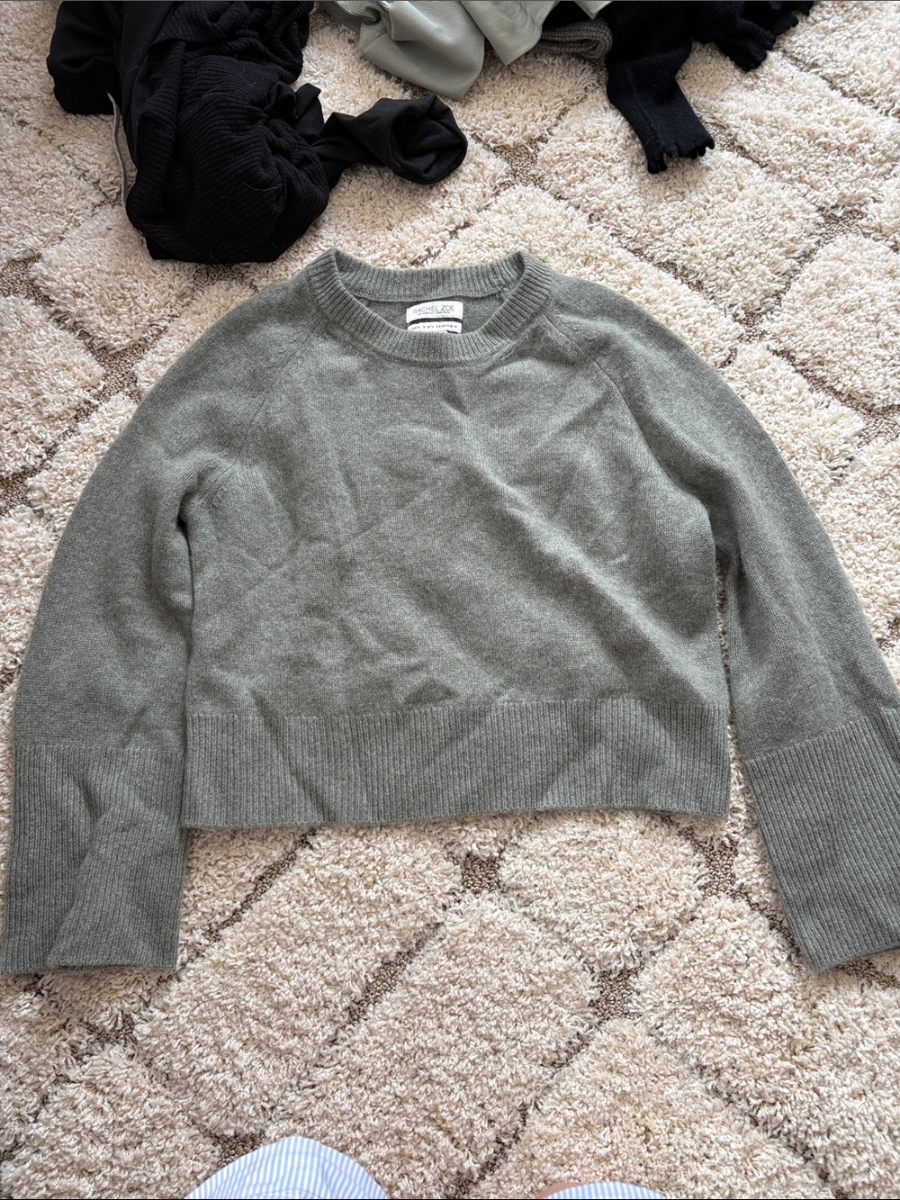 Rachel Zoe Crewneck Sweater in Sage
